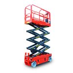 Самоходный ножничный подъемник QXE 10320H OXLIFT 8000 мм 320 кг