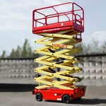 Самоходный ножничный подъемник QZ-050-110 OXLIFT 11000 мм 500 кг