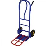 Тележка грузовая двухколесная с откидной полкой КГ-250П. г\п 250 кг