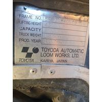 Газовый погрузчик Toyota 5 FG 30, год 1990 - BCE1E2DA 3