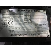 Дизельный погрузчик Toyota 02-8FDF30, год 2009 - 8B25C692 фото 2
