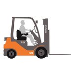 Складской погрузчик Toyota 02-8FGF18, год 2014 - 5C71A2DD Складской погрузчик Toyota 02-8FGF18, год 2014 - 5C71A2DD