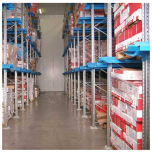 Набивные (глубинные) стеллажи б/у СОЛОС