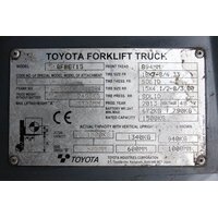 Электропогрузчик Toyota 8FBET15, год 2013 - 183A9E95 фото 2