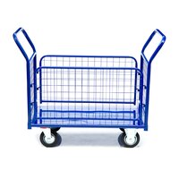Тележка платформенная Стелла-техник КПО-300-С-200-И , с бортами, 600х1000мм фото 2