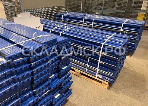 Паллетные стеллажи Полиметалл/Медведь б/у 5000-6000 мм