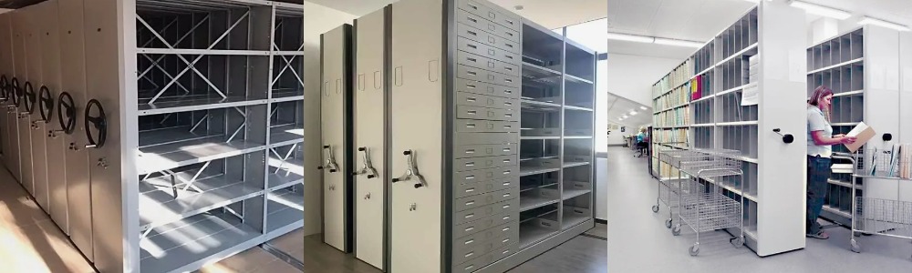 Мобильные архивные стеллажи 1